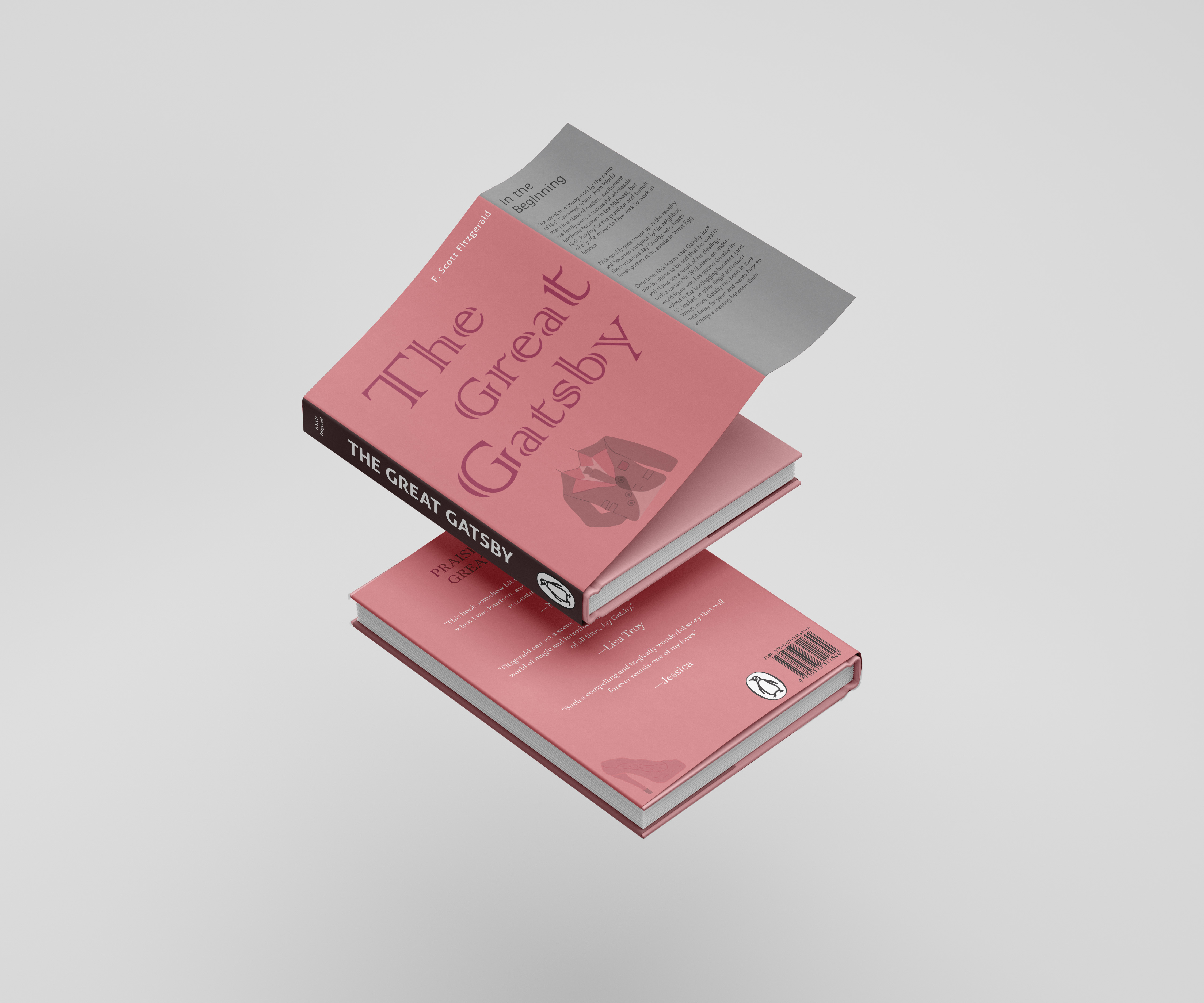 The Great Gatsby mock-up